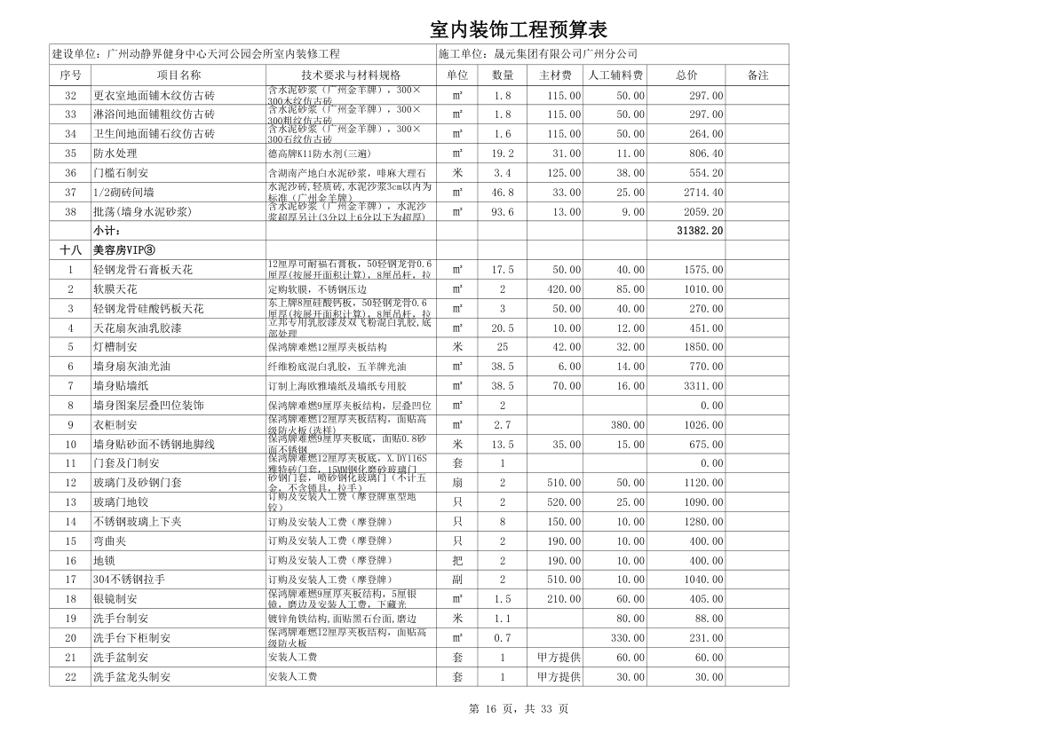 室内装修预算材料价格超详细而且材料巨多.xls第16页