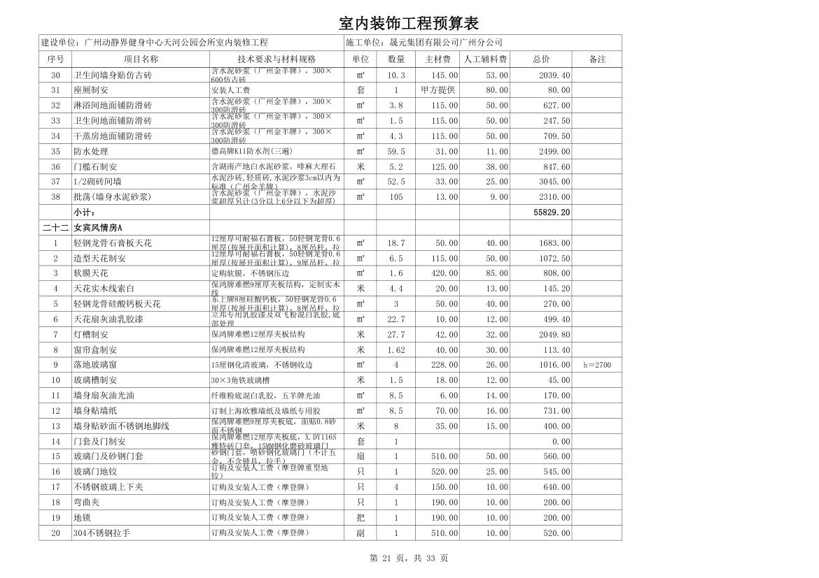 室内装修预算材料价格超详细而且材料巨多.xls第21页