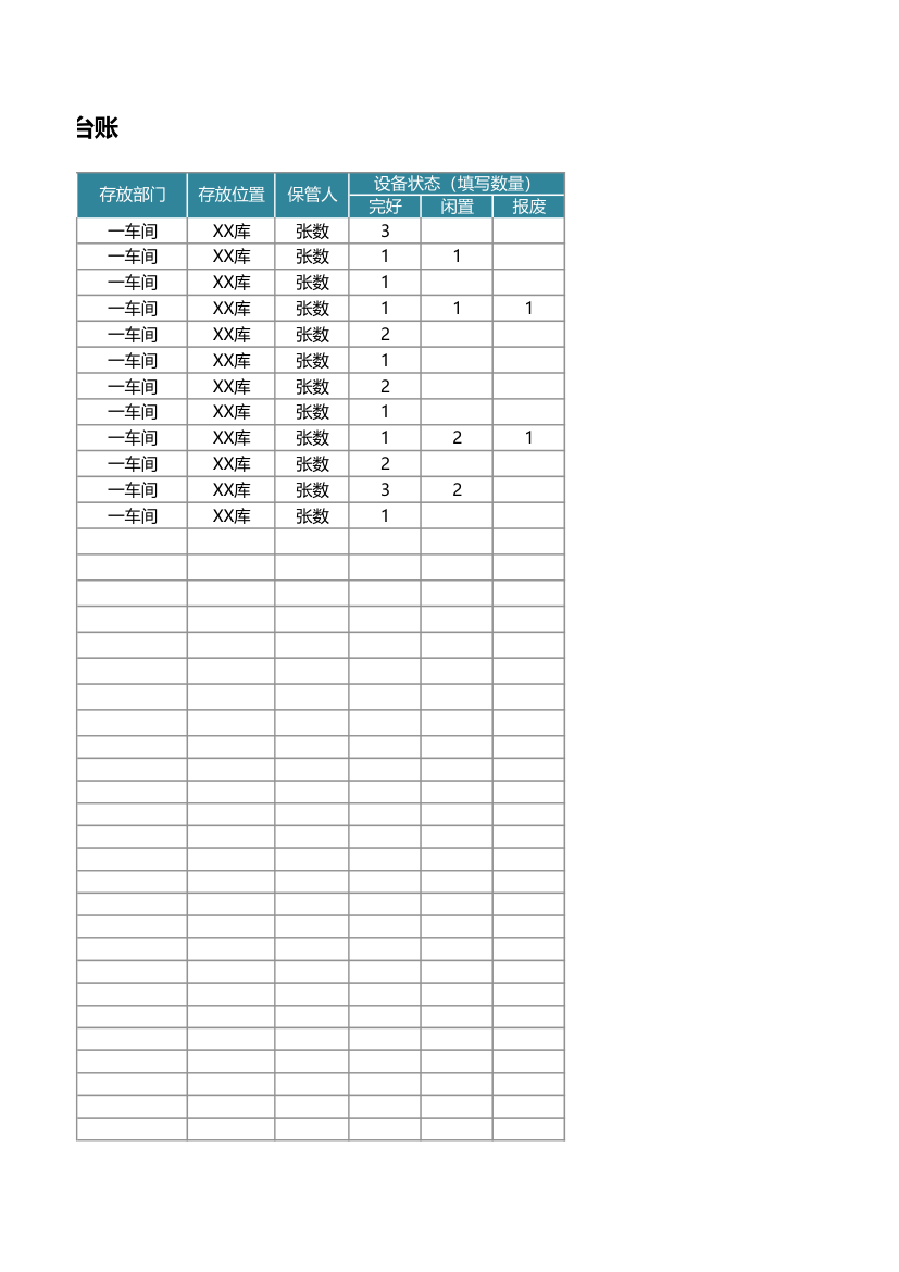 消防检测设备保管台账.xlsx第2页