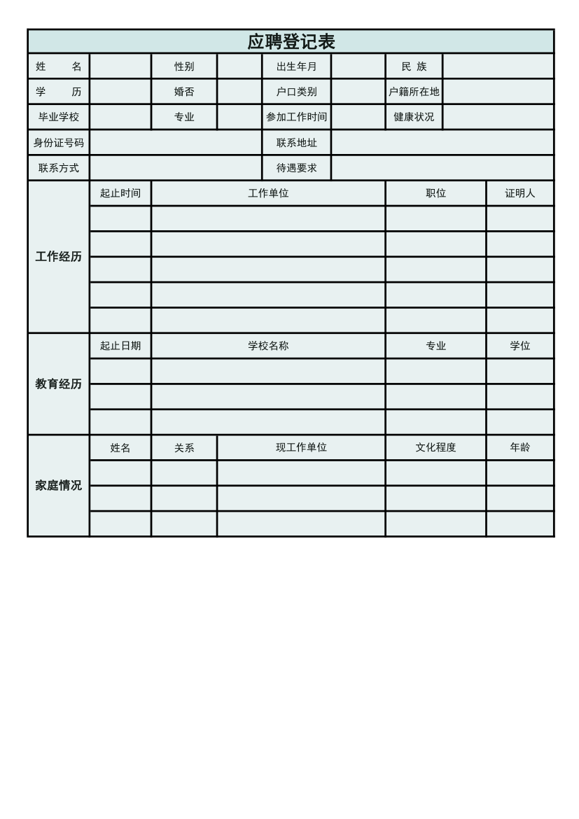 员工应聘登记表.xlsx