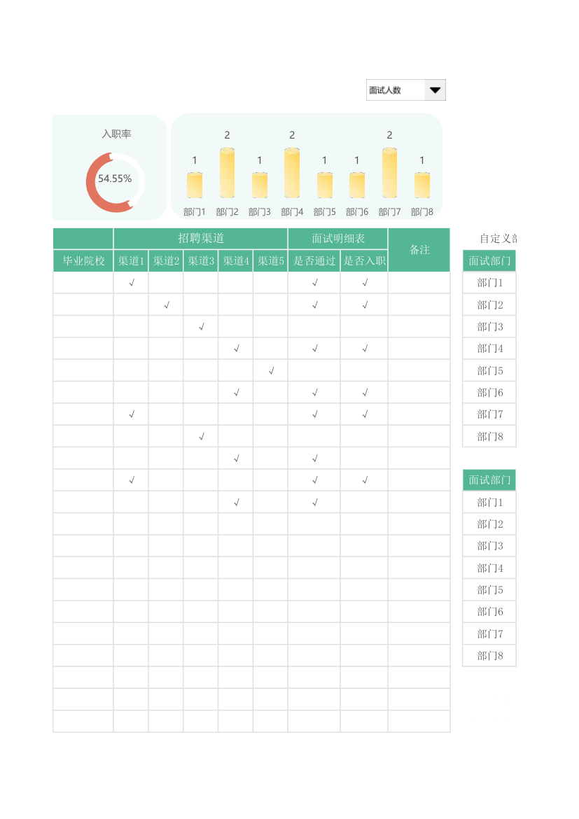 招聘面试信息记录表.xlsx第15页