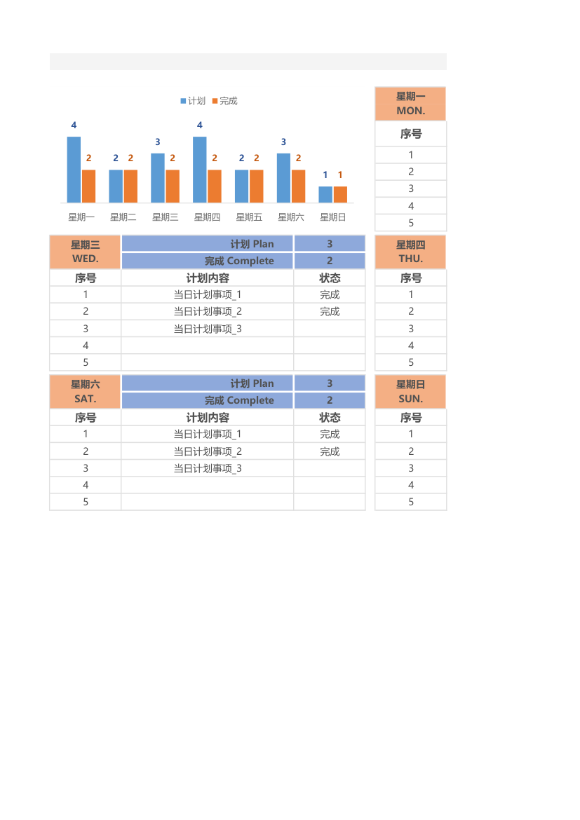 周计划安排表.xlsx第2页