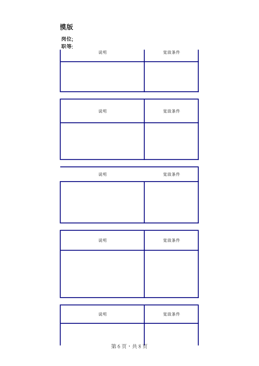 任职资格说明书填写模版.xls第6页