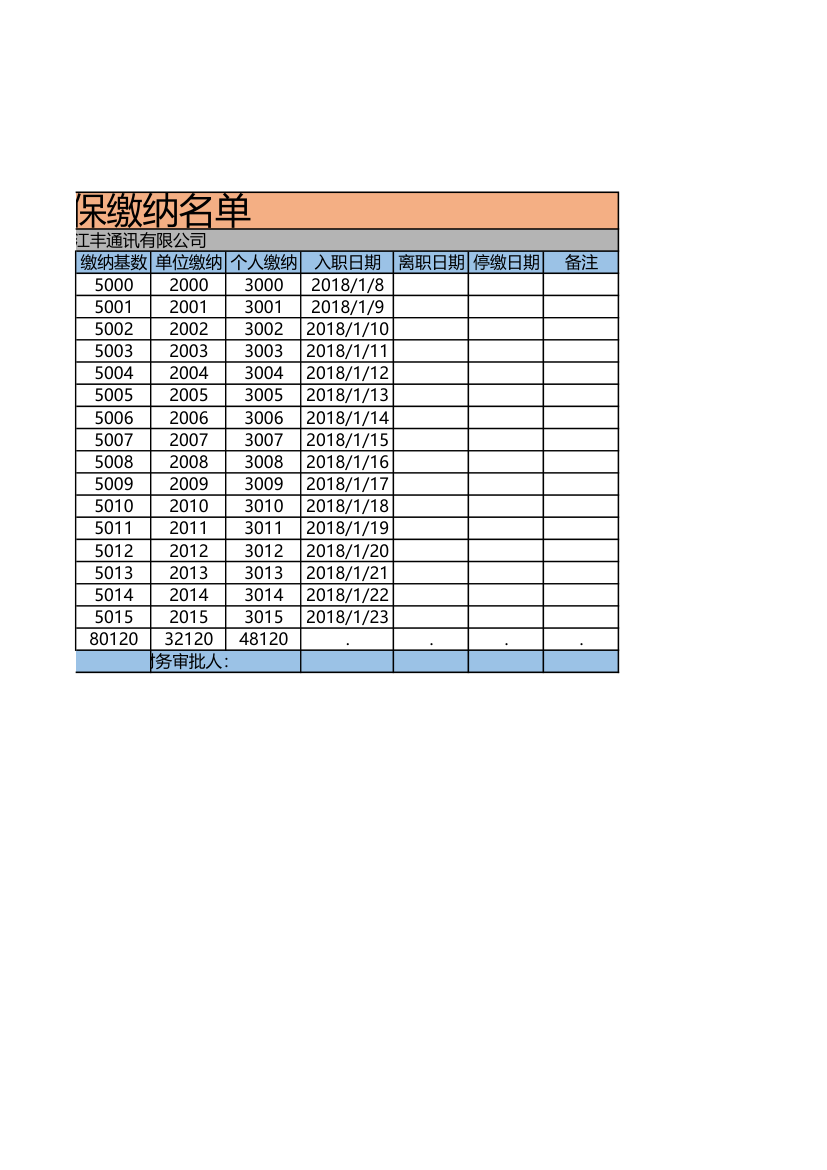 员工社保缴纳名单.xls第2页