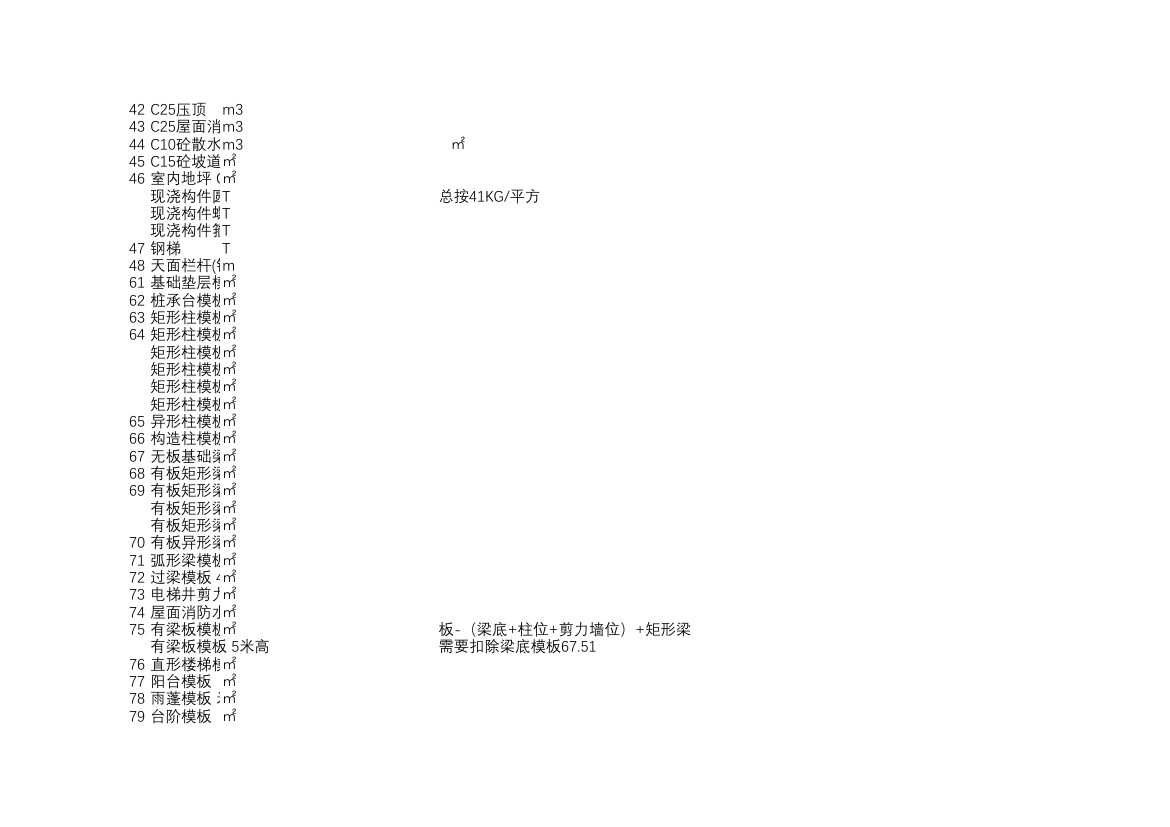 建筑工程量计算表全套.xls第2页