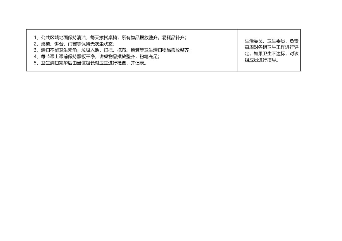 班级卫生值日表.xlsx第2页