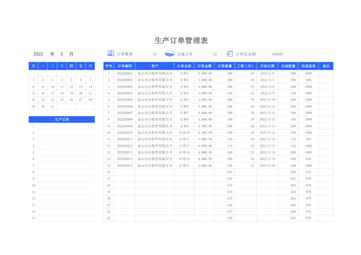 生产订单管理表.xlsx第1页