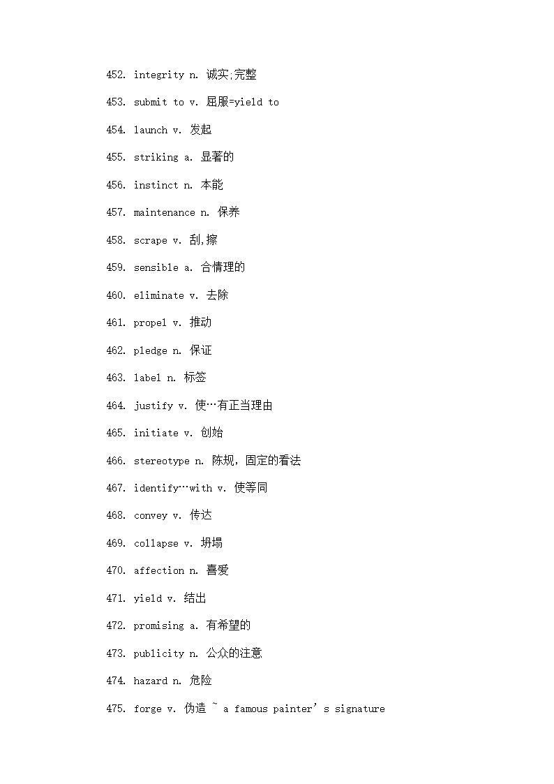 同等学力词汇第21页