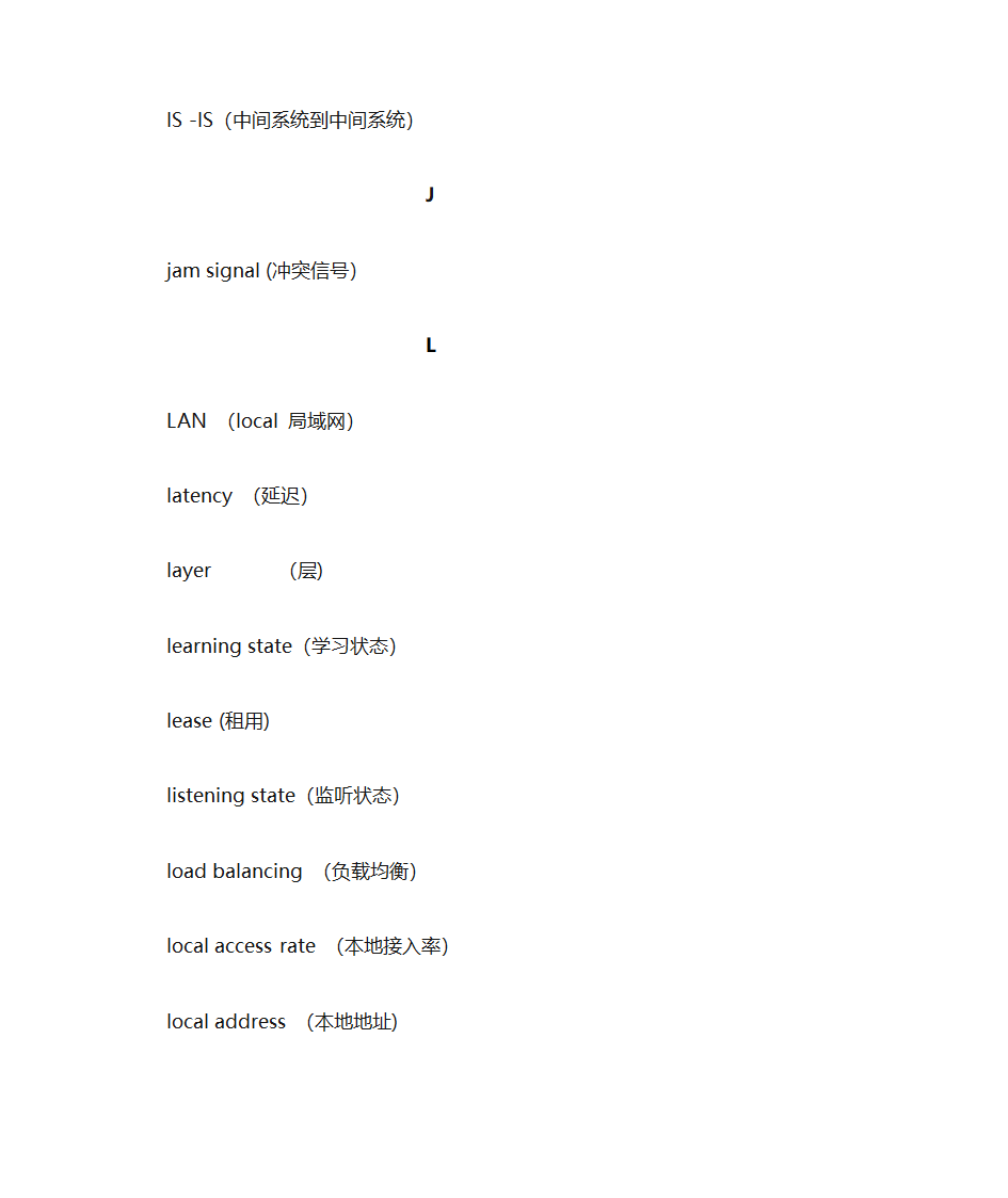 CCNA常见词汇第14页