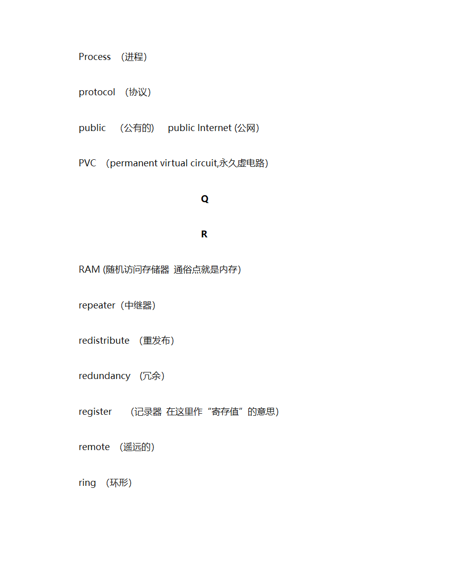 CCNA常见词汇第18页