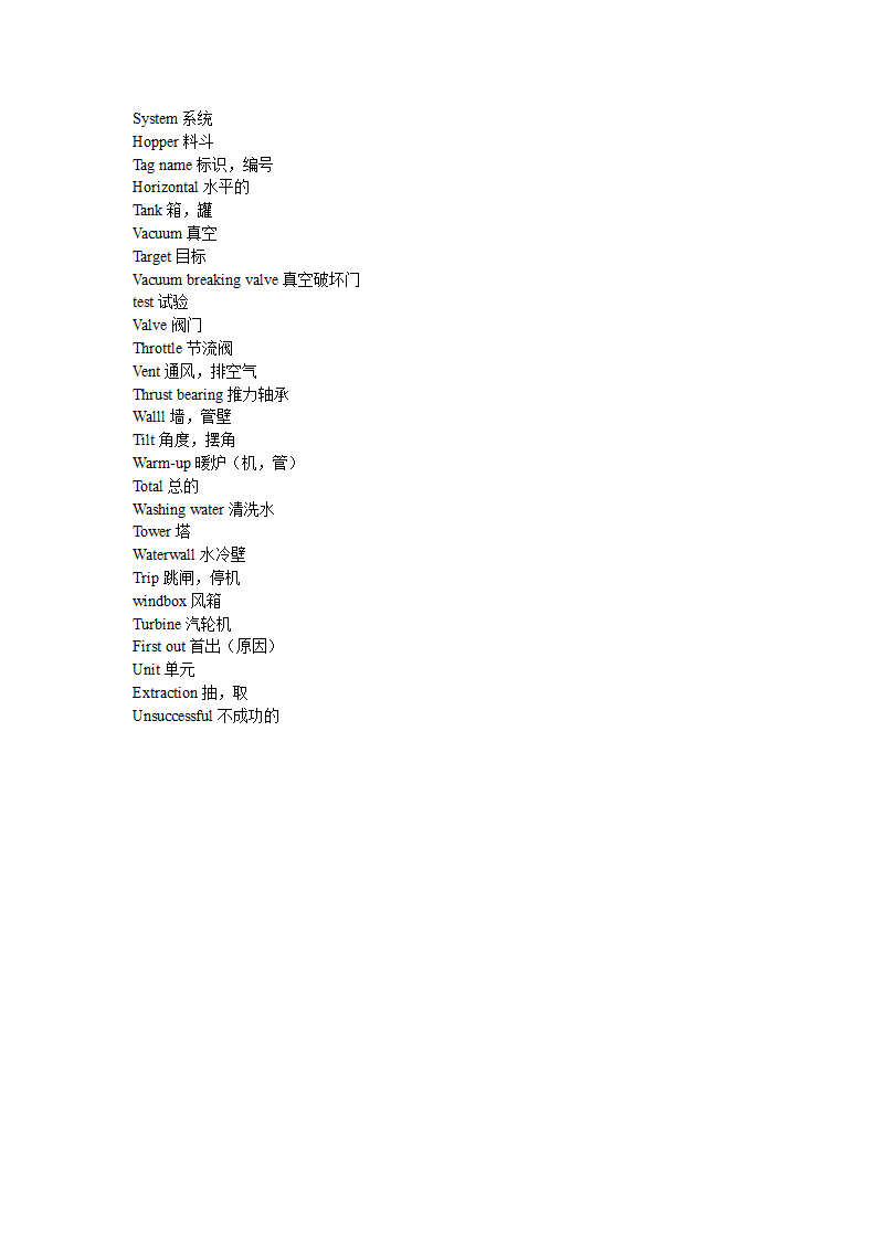 DCS+常用英语词汇第5页