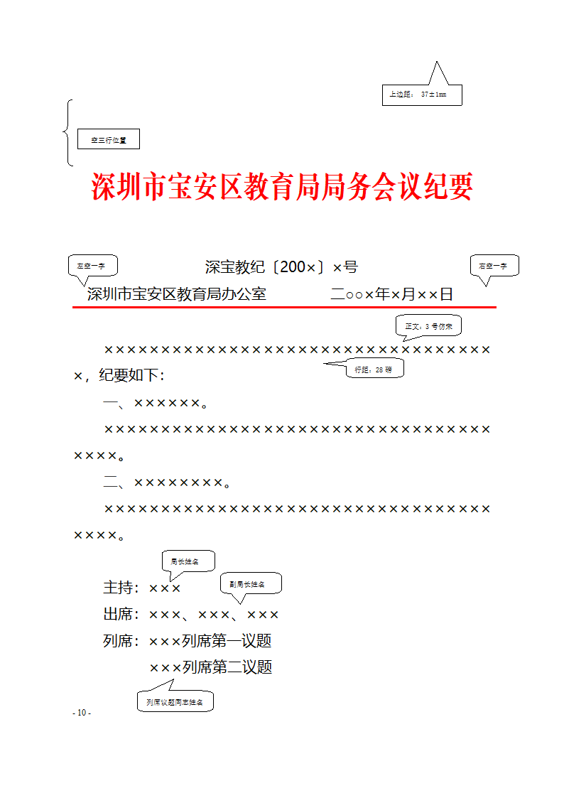 国家行政机关公文格式第10页