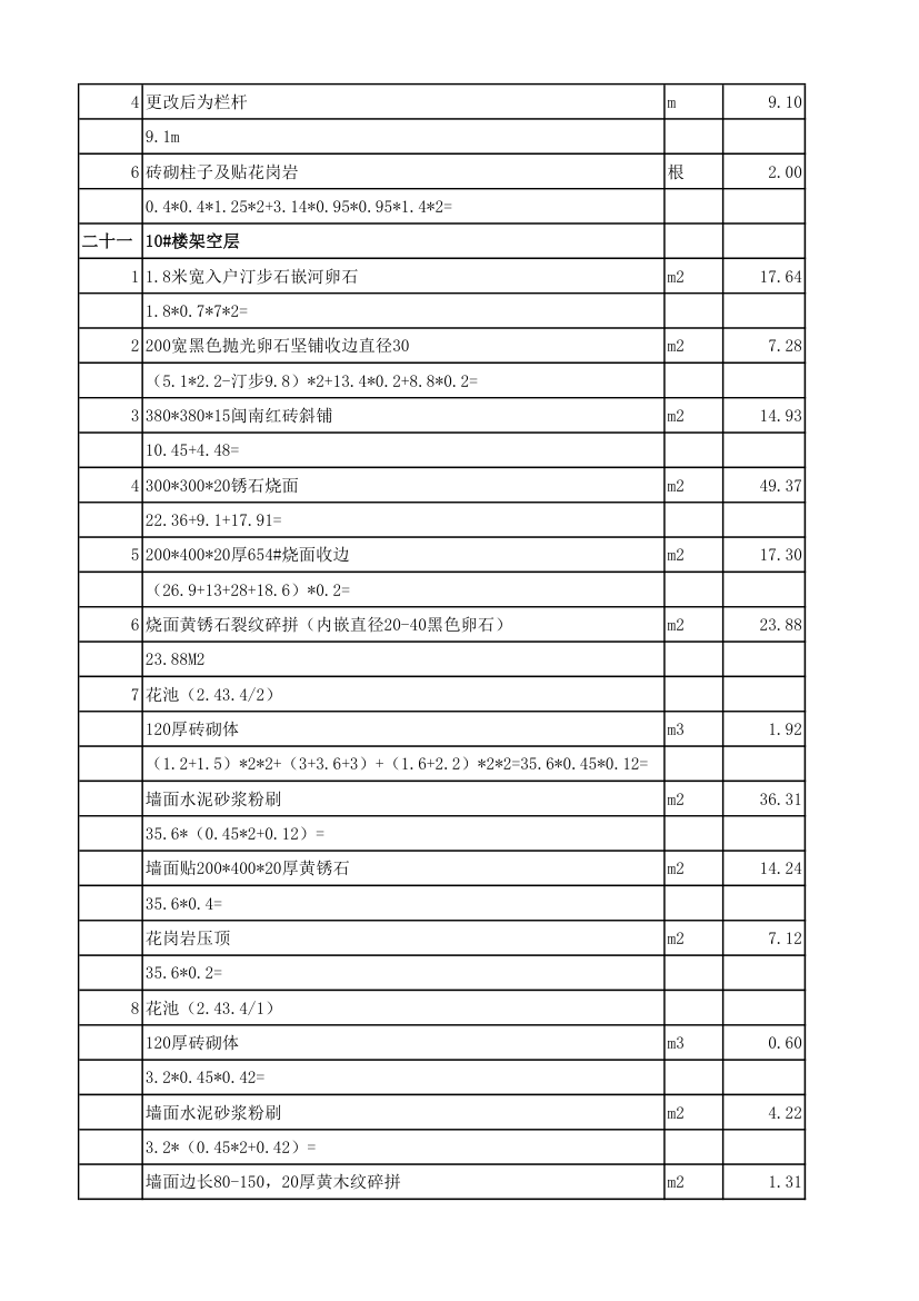 装饰工程量计算式.xlsx第10页