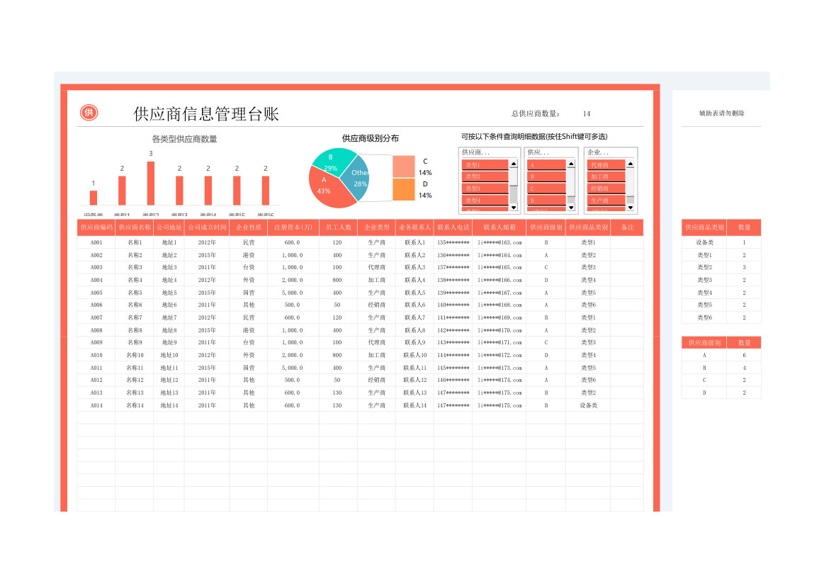 供应商信息管理台账.xlsx第1页