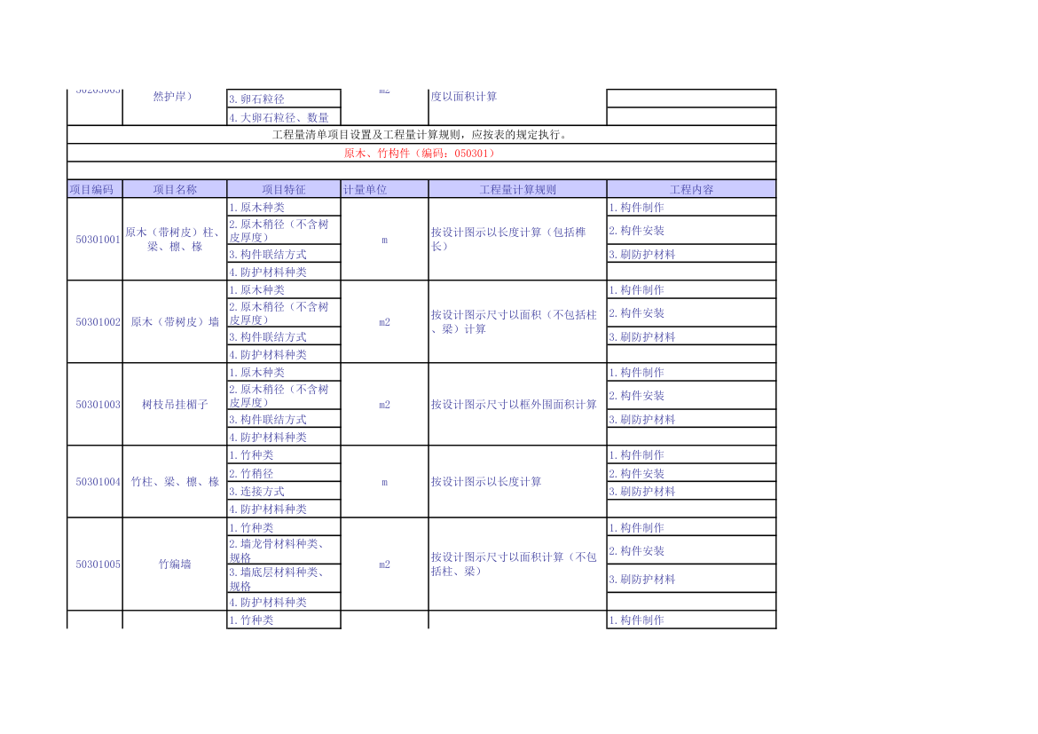 建设工程量清单计价规范规则汇编2013版.xls第6页