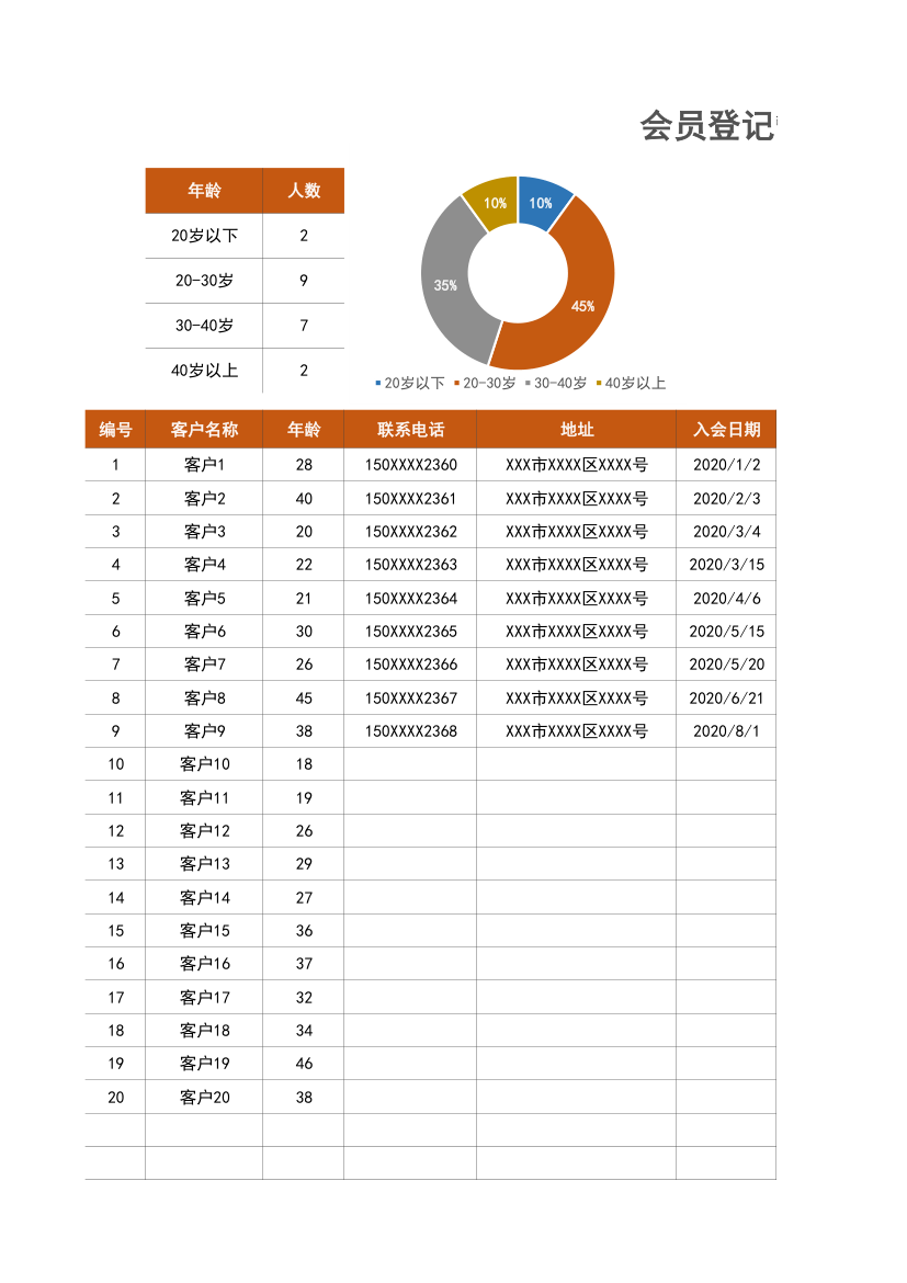 会员登记管理表.xlsx