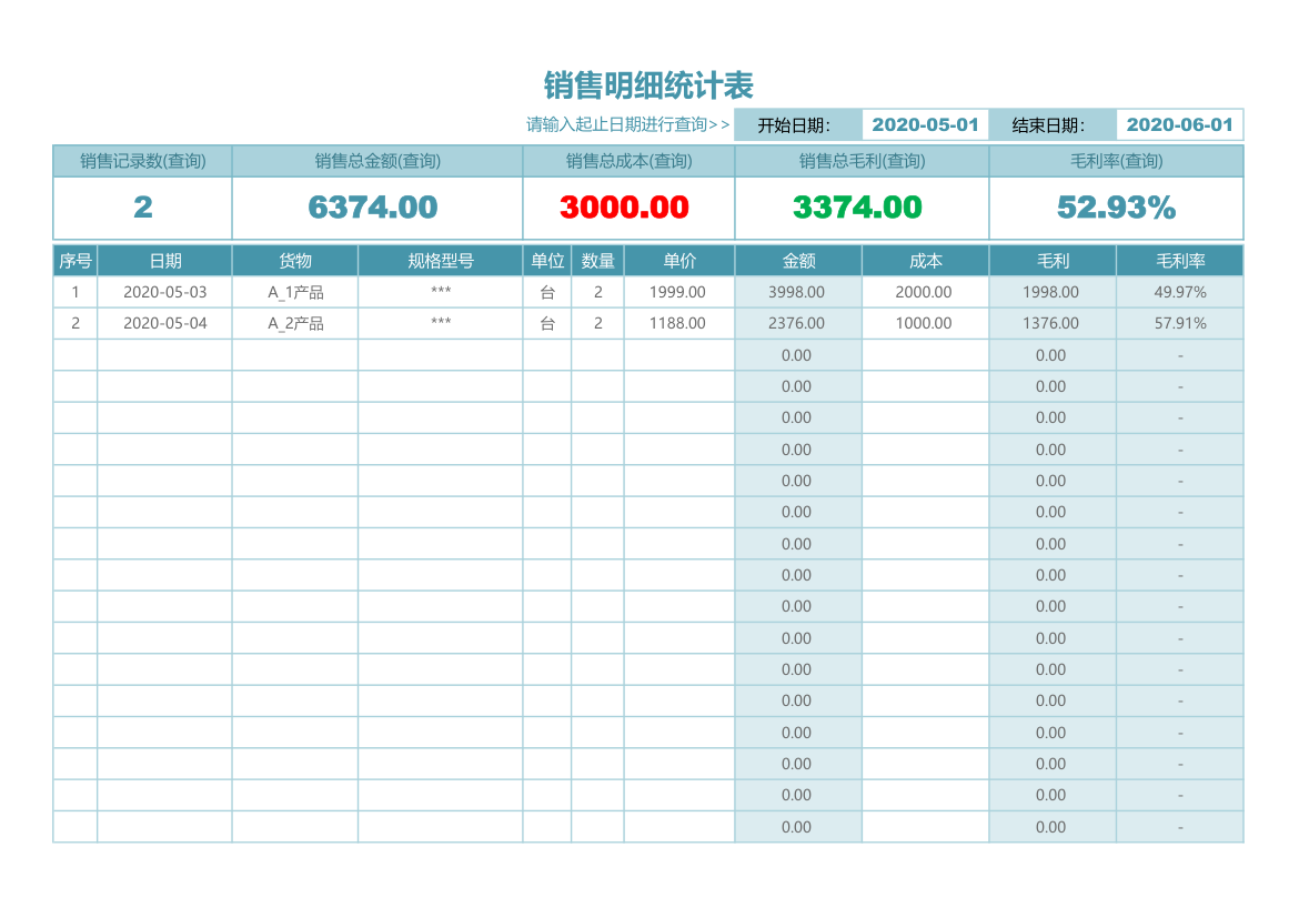 销售明细统计表.xlsx