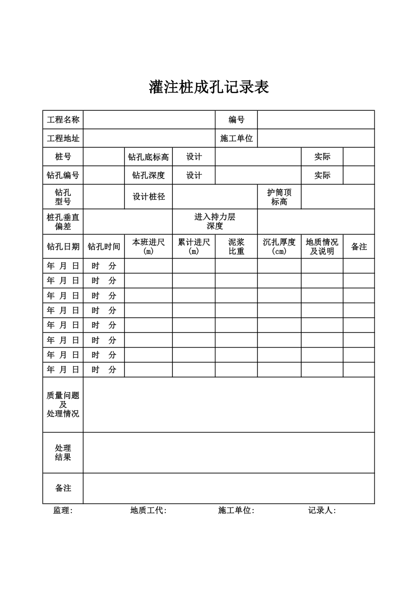 灌注桩成孔记录表.xlsx