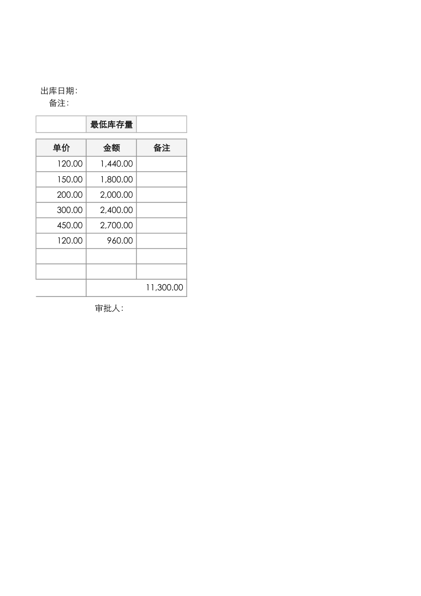 材料出库单.xlsx第2页