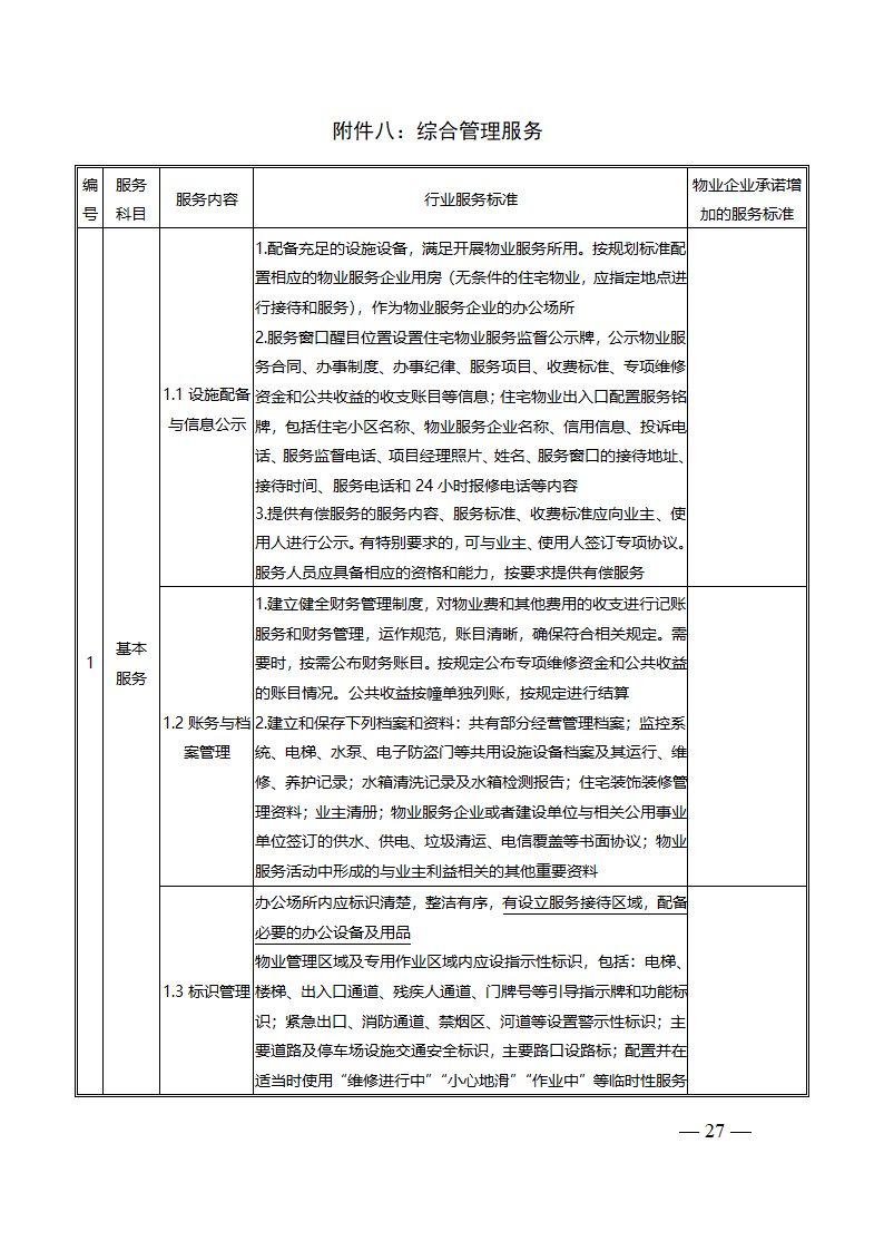 上海市前期物业服务合同（2023版包干制）（上海市2023版）第27页