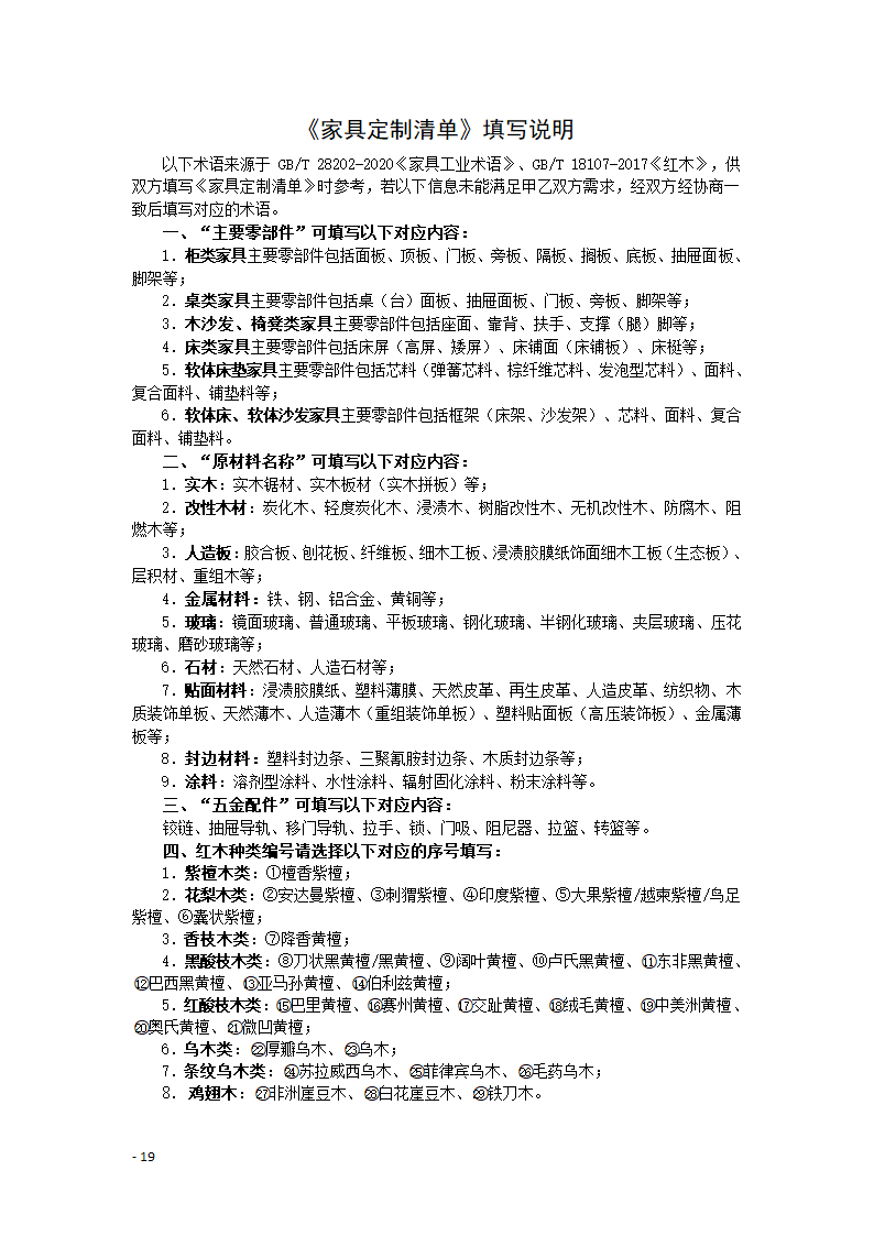 浙江省家具定制合同（浙江省2023版）第20页