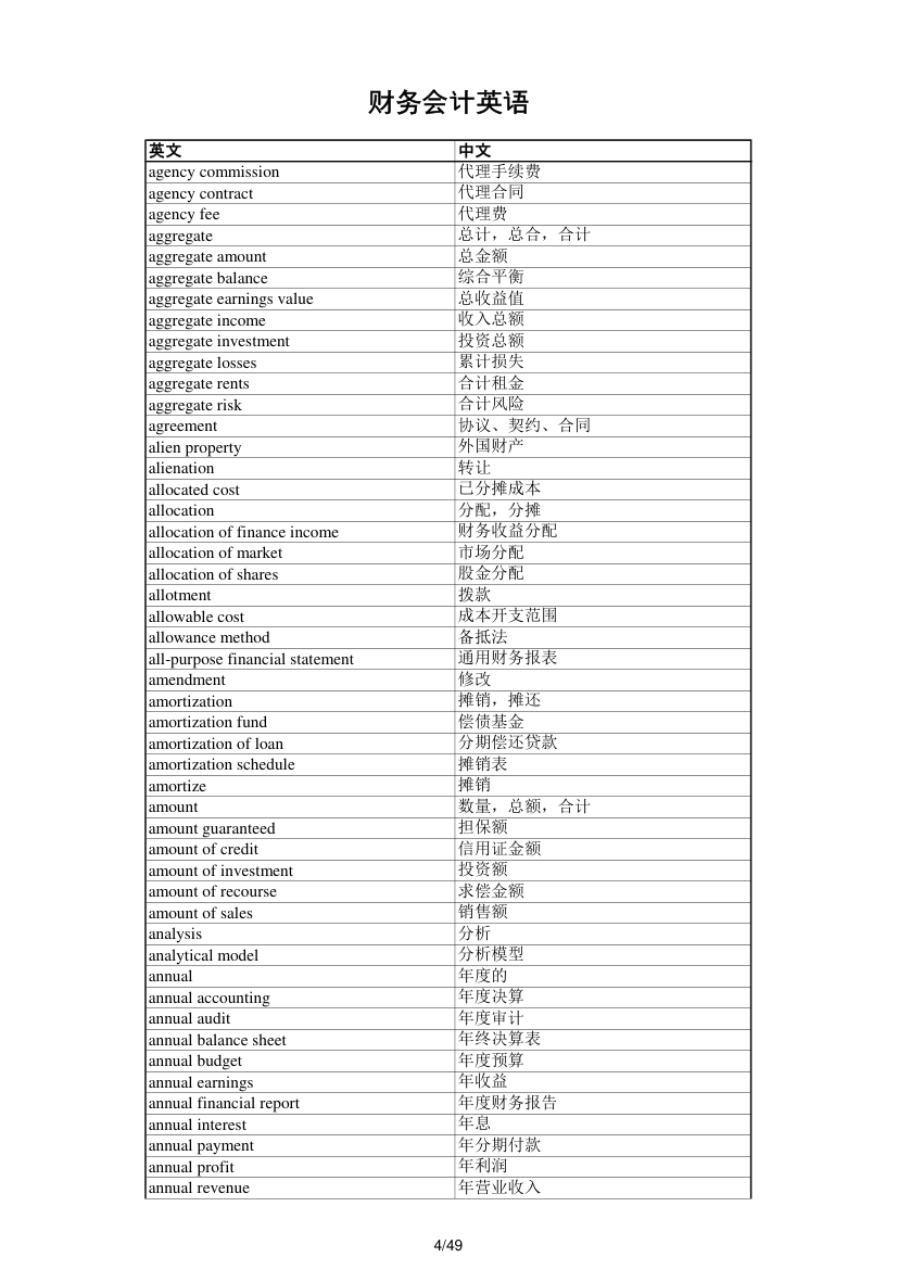 财务会计英语第4页