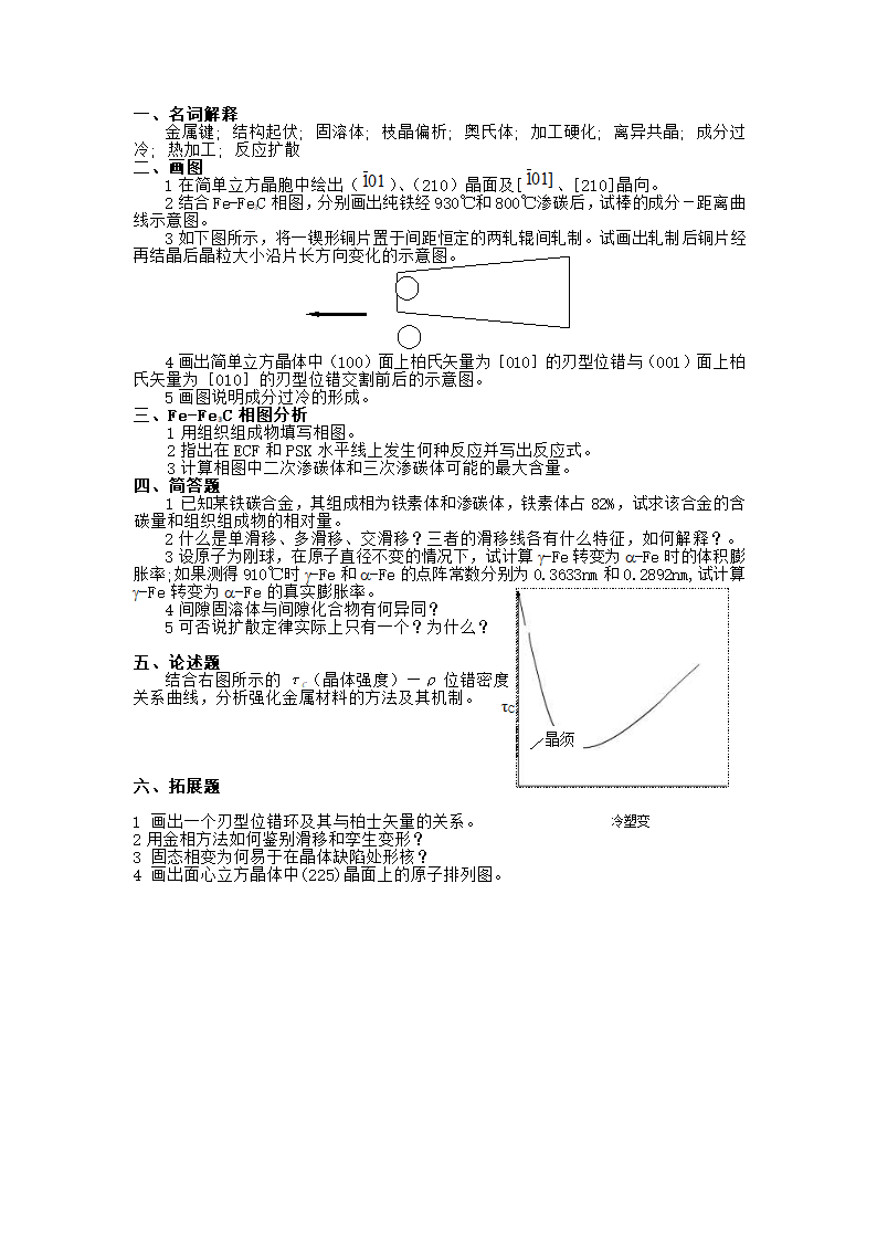 材料科学基础笔记第43页