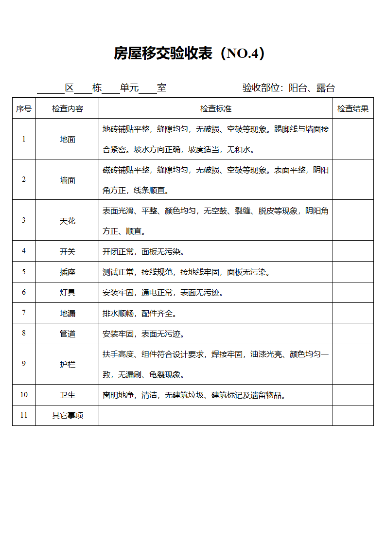 房屋移交验收流程第10页