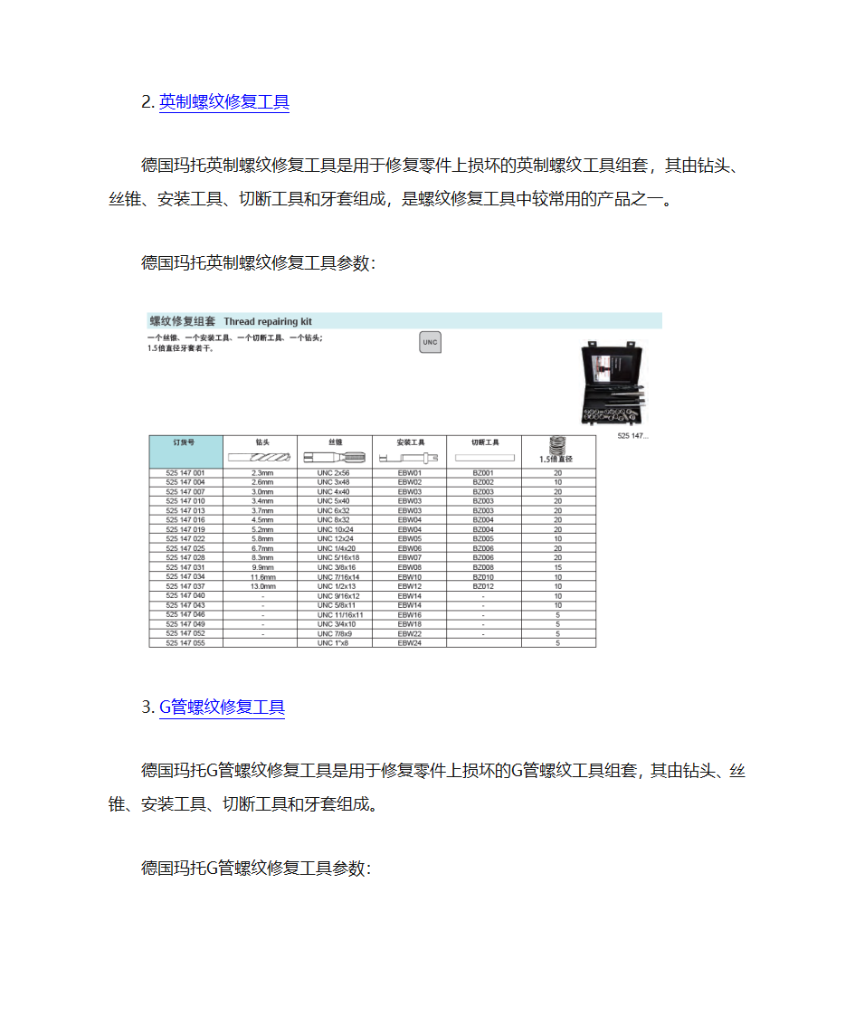 螺纹修复工具第4页