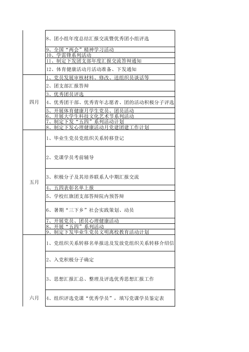 党建、团建工作月历第2页