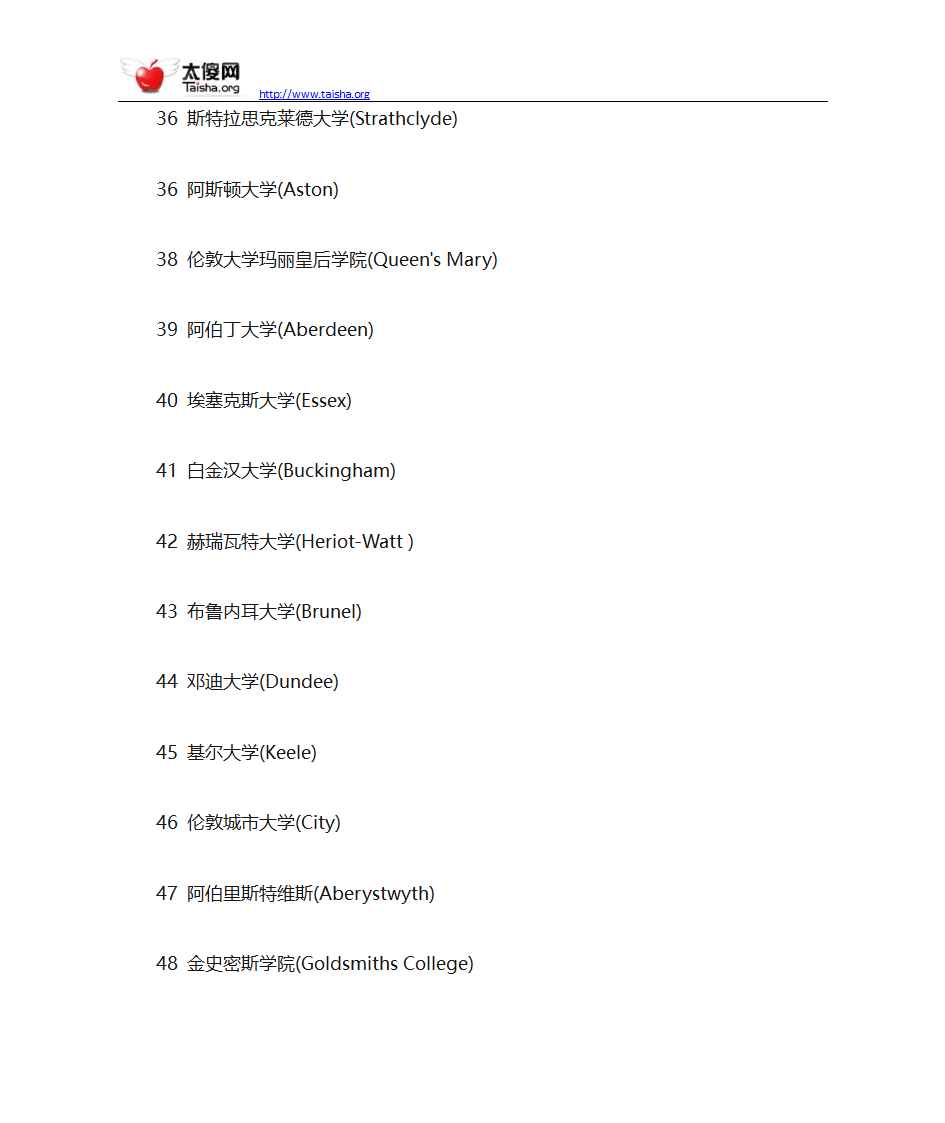 英国名牌大学有哪些第4页