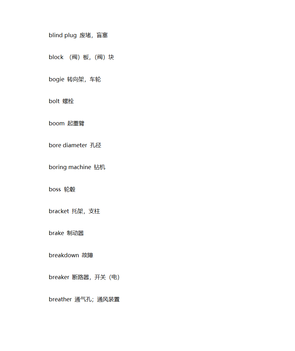 盾构机英语词汇第6页