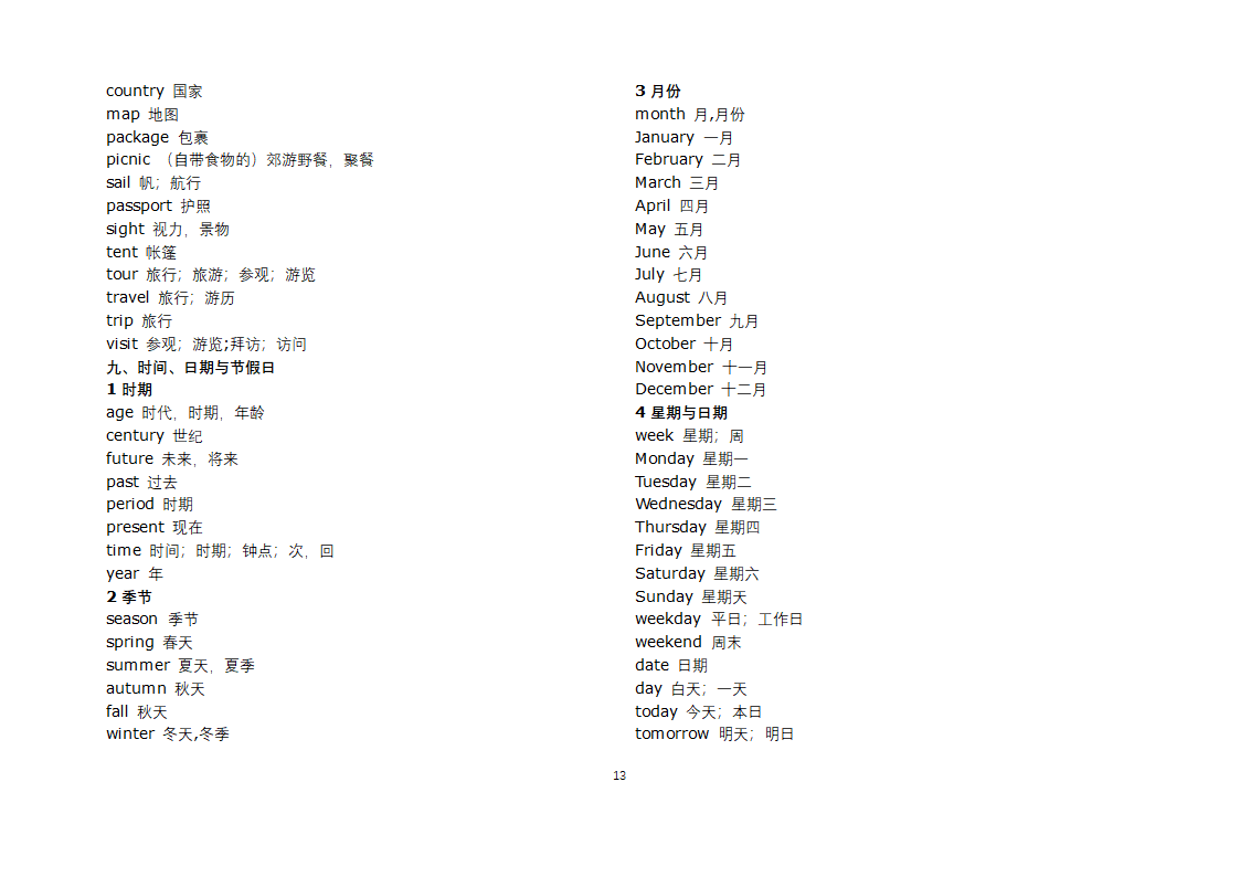 英语单词1600第13页