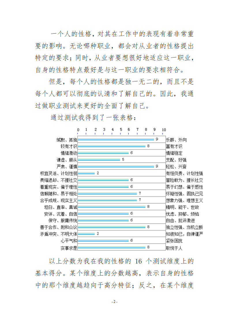 工科生职业规划书第3页