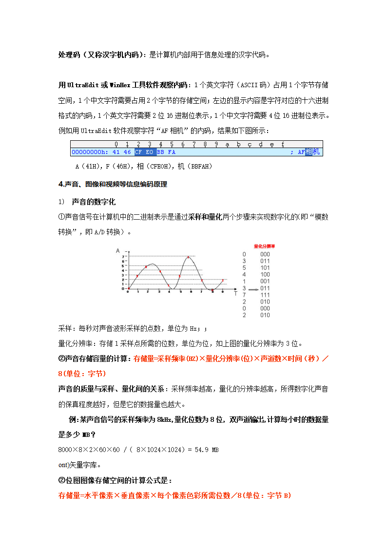 信息技术学考知识点第2页