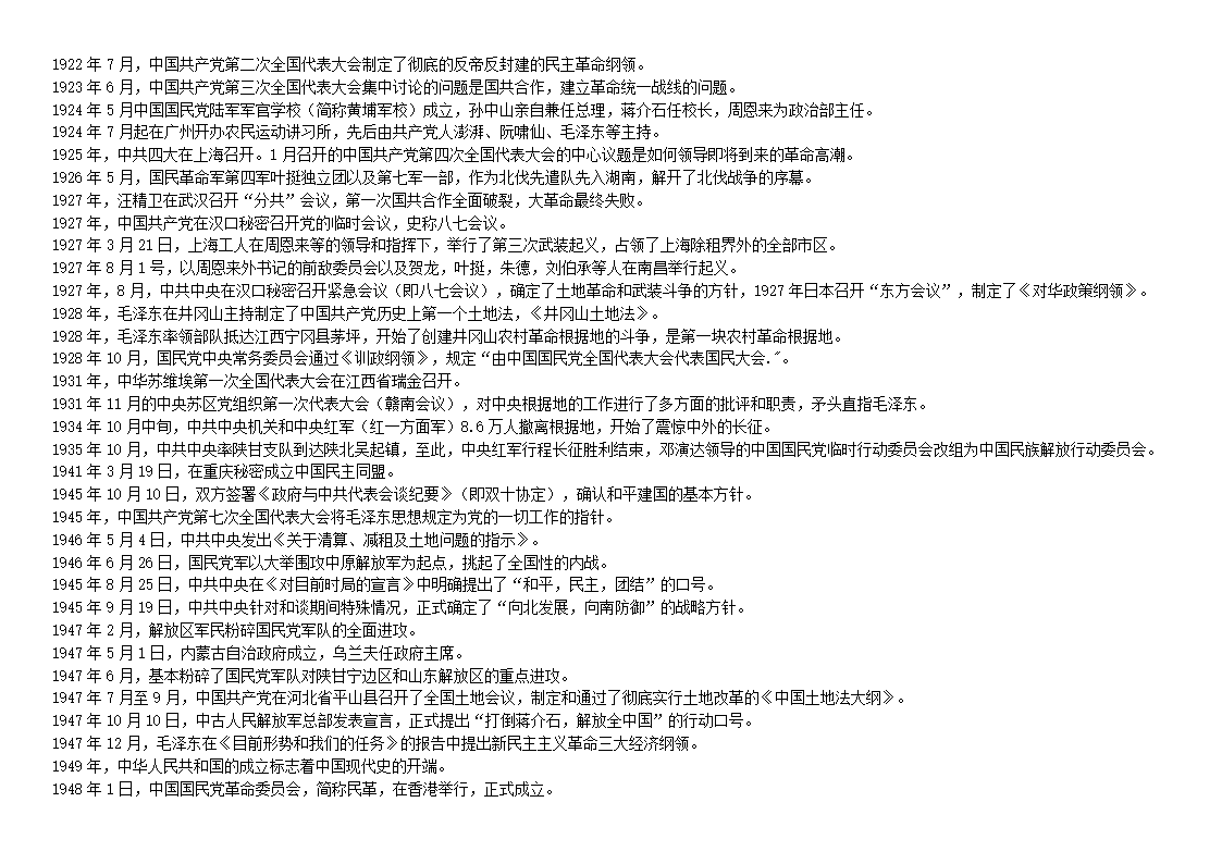 近代史时间表第2页