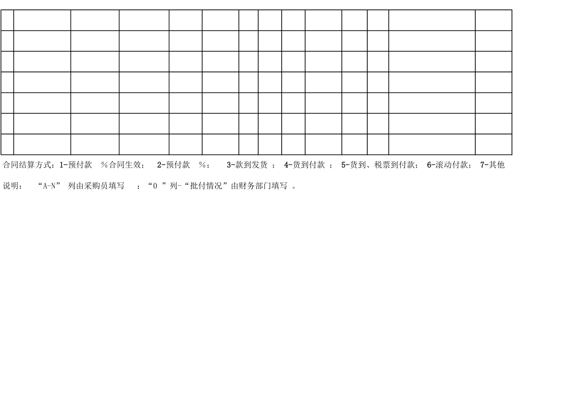 付款计划表第2页