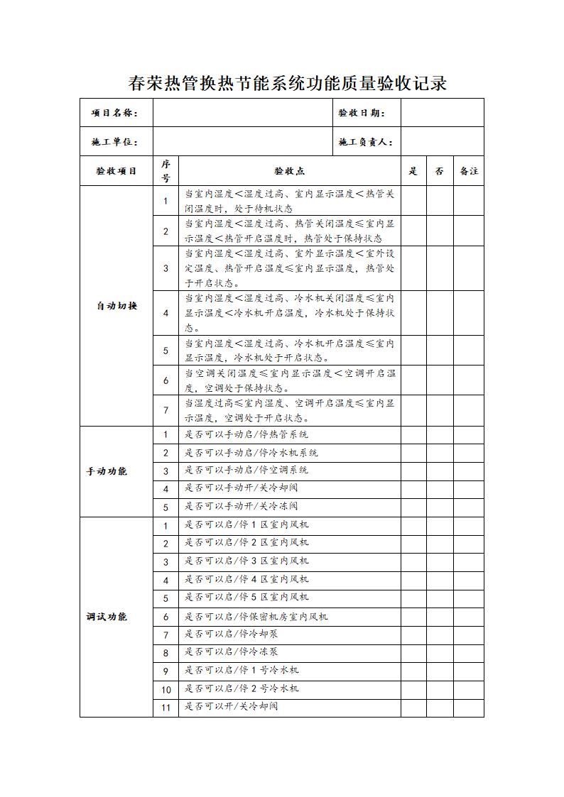 验收表格第6页