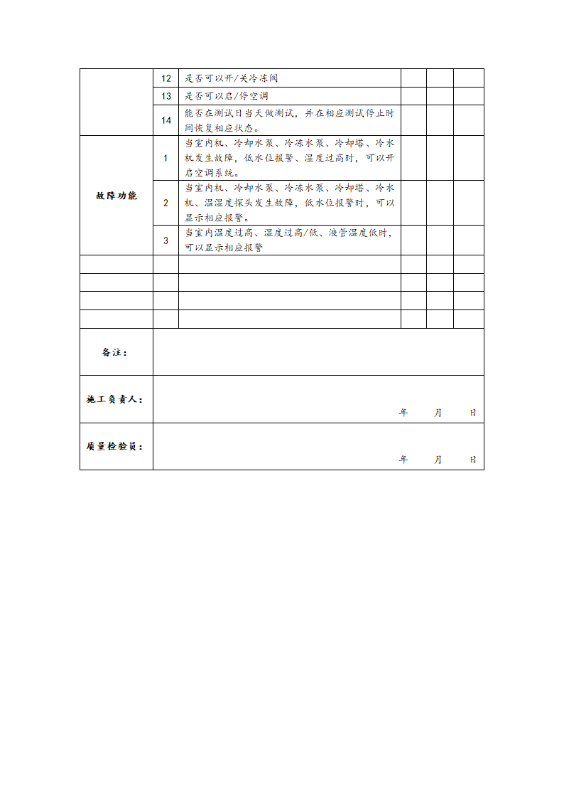 验收表格第7页