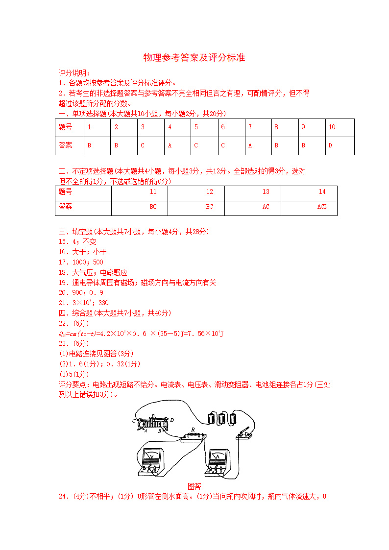 2009天津市中考试卷第8页