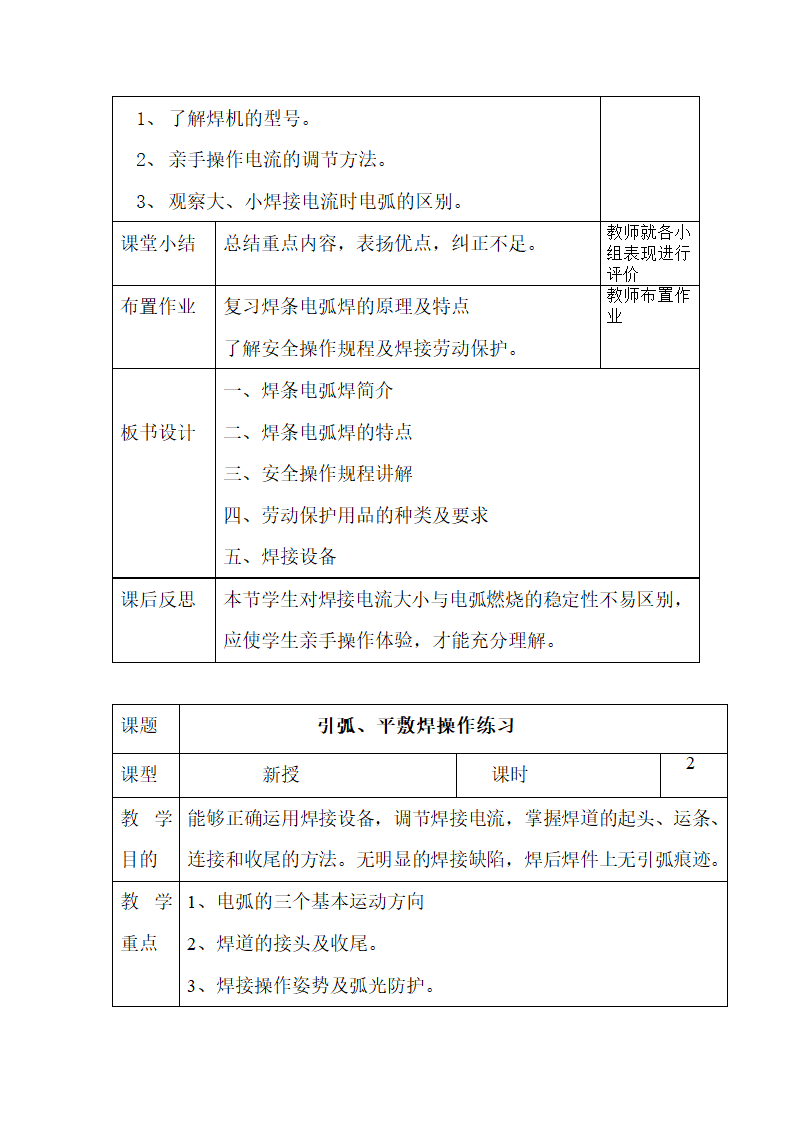 焊接实习教案1第4页