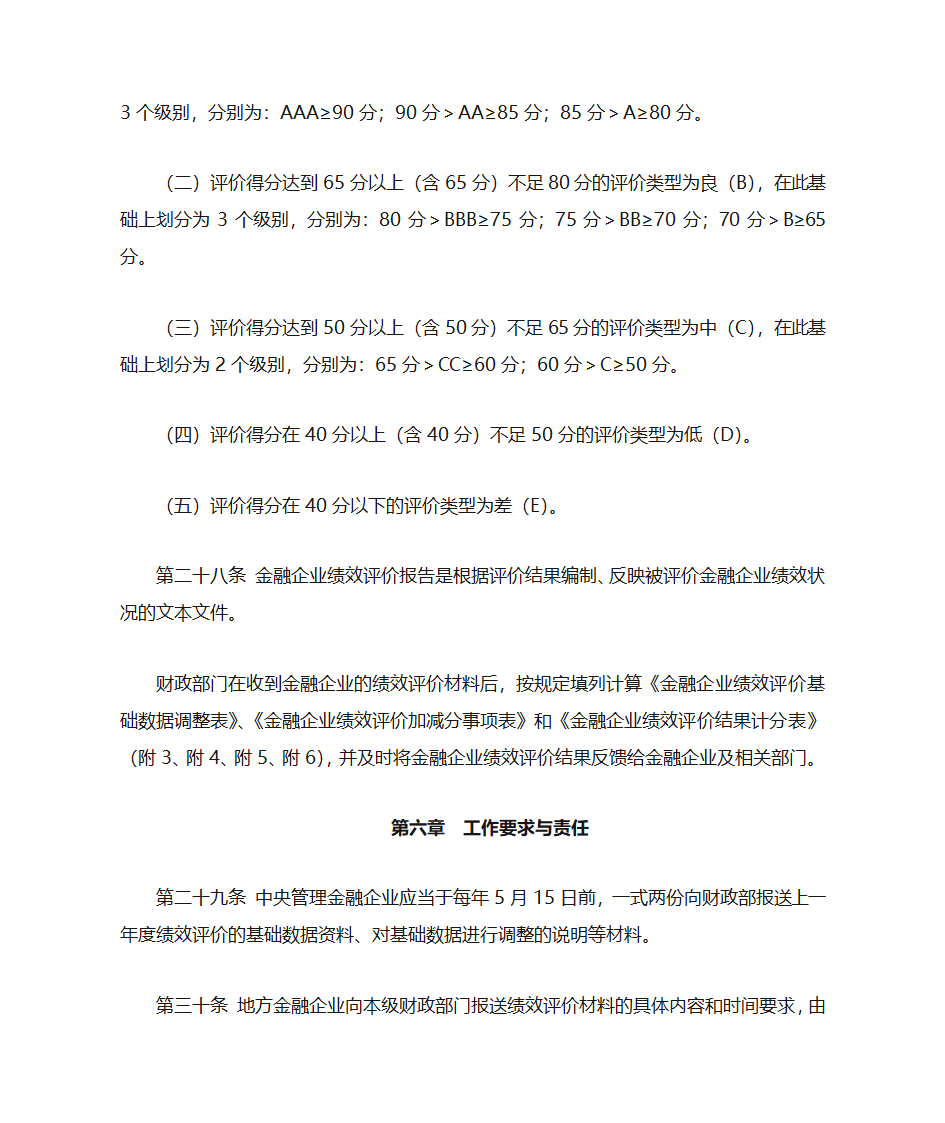 金融企业绩效评价办法第13页