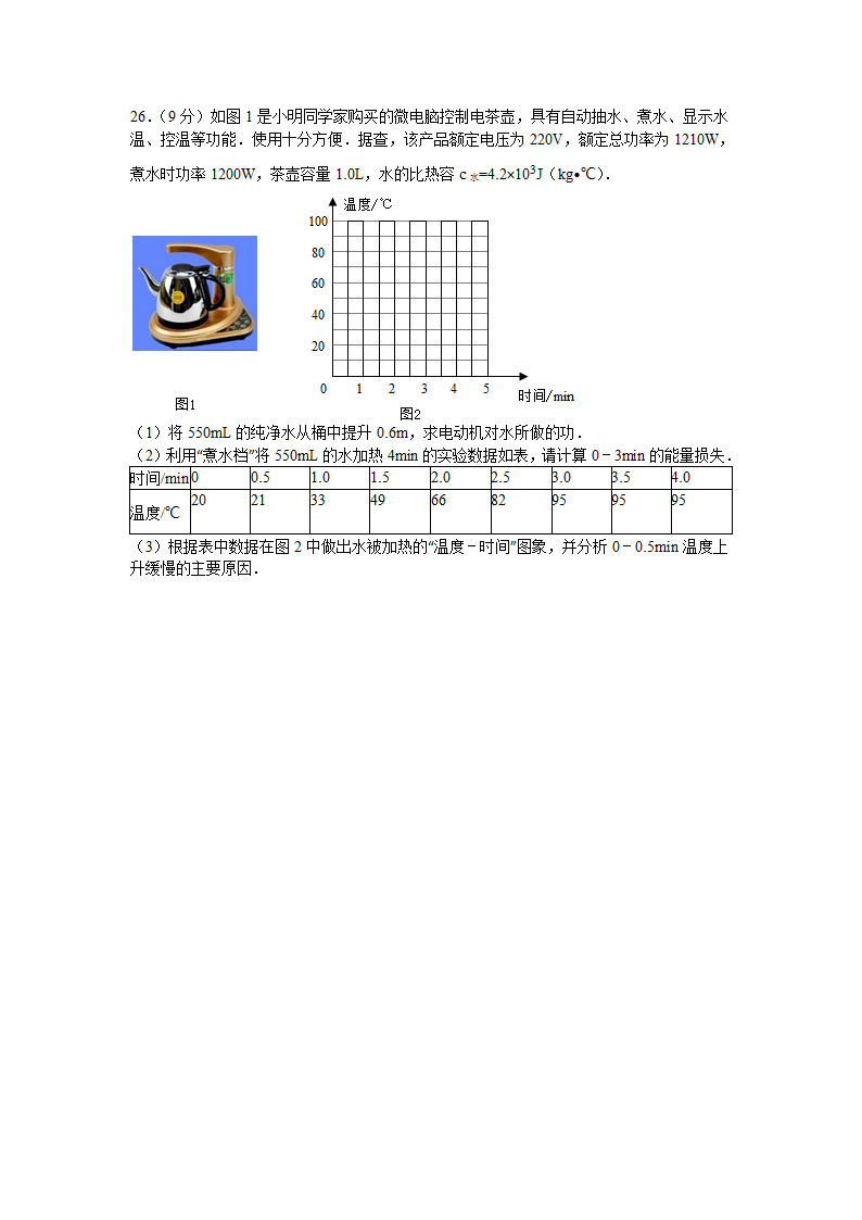 2014年云南省中考物理试卷第6页