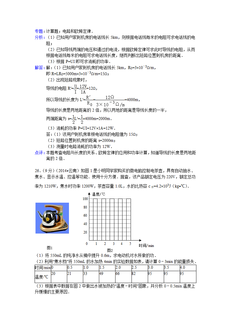 2014年云南省中考物理试卷第21页