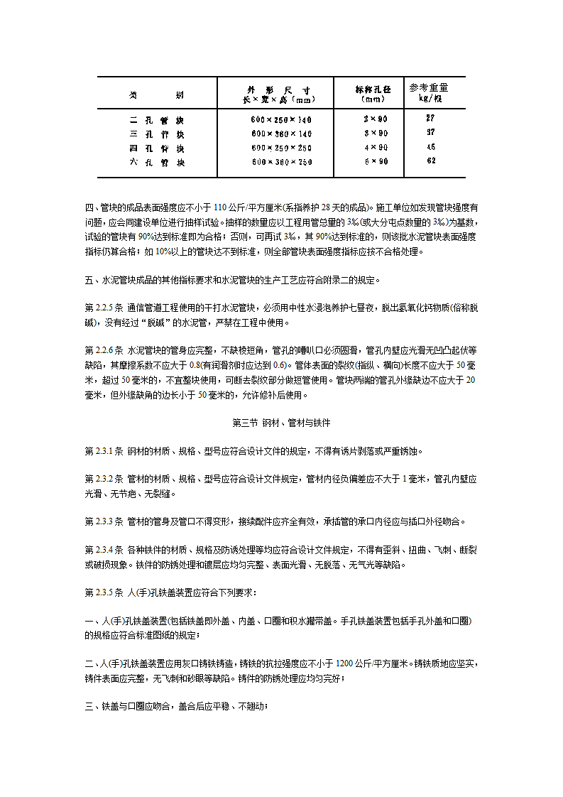 标准通信管道工程施工及验收技术规范第3页