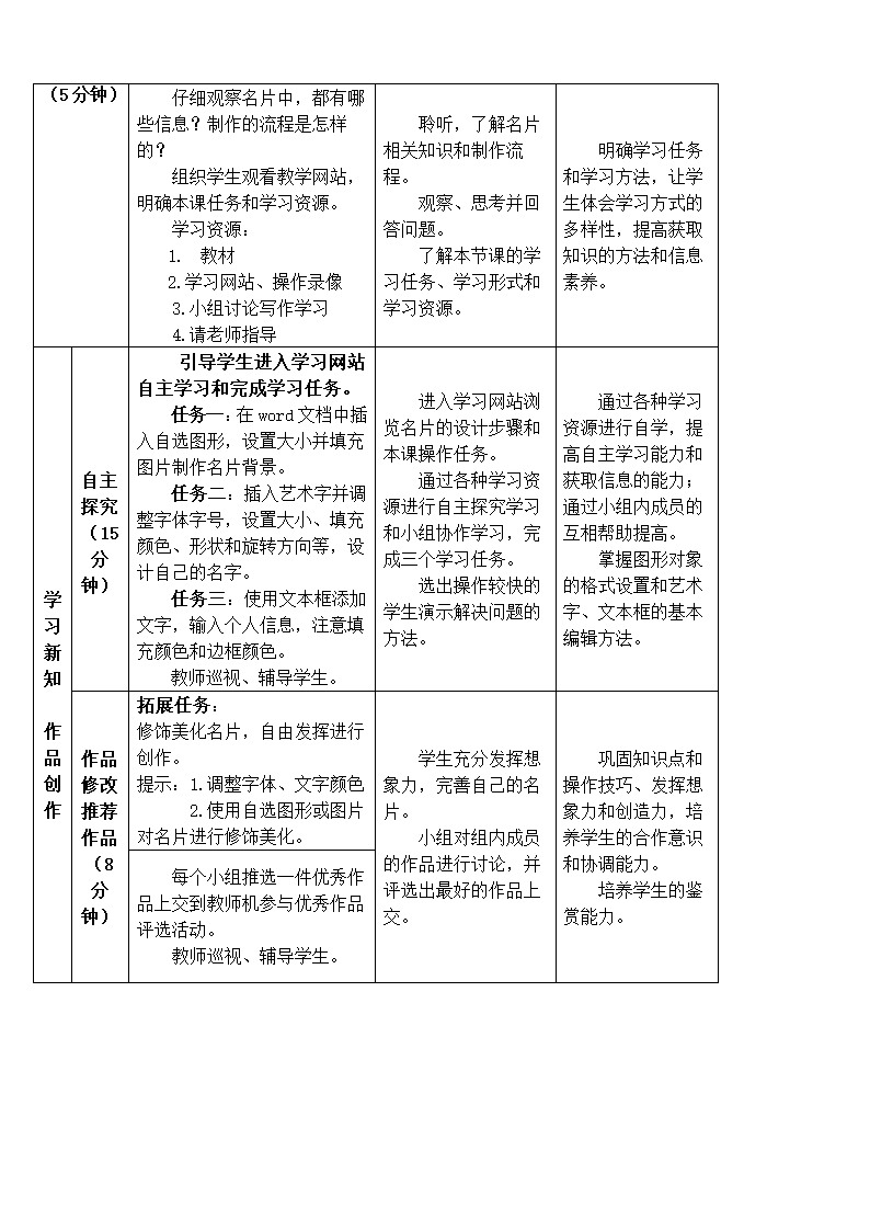 设计自己未来的名片第3页