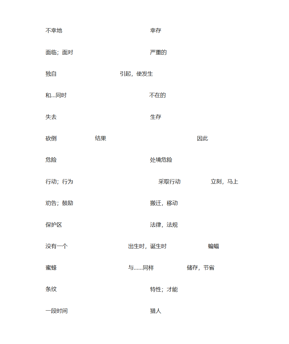 单词默写纸第10页