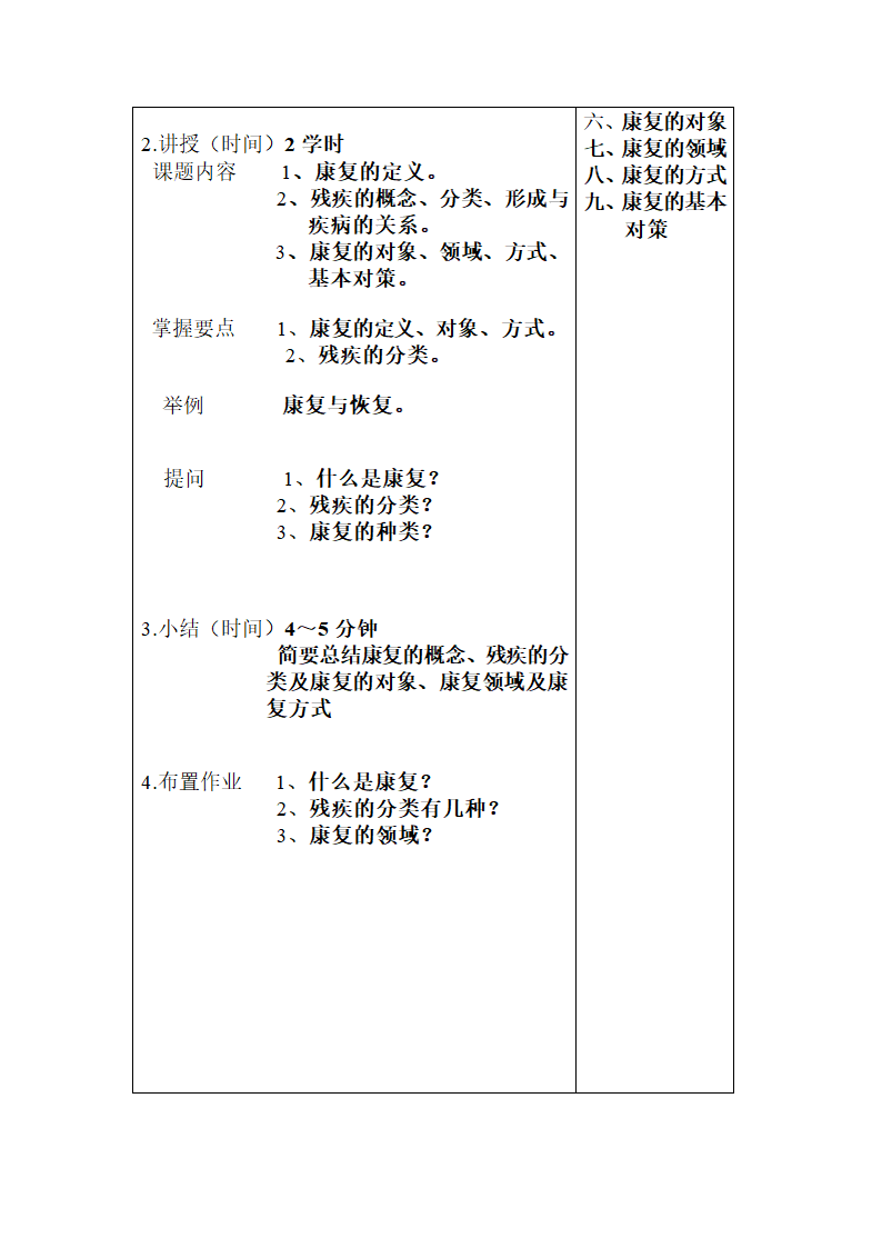 康复教案很好第2页