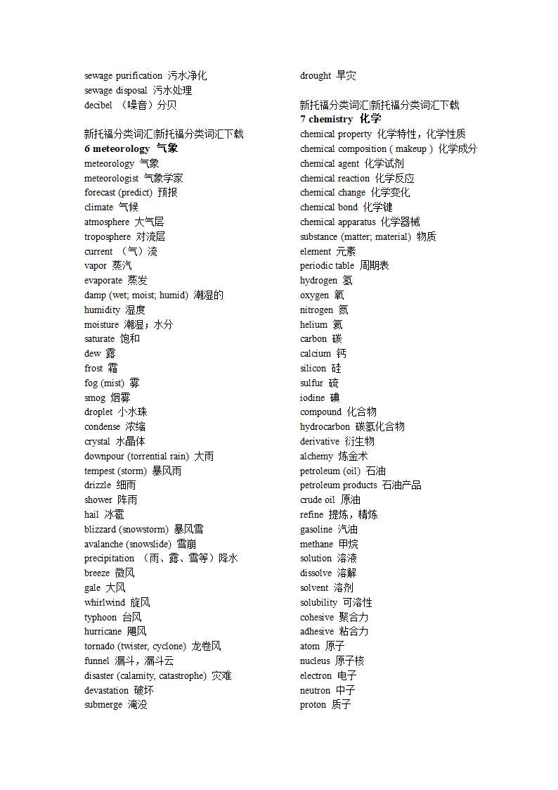 托福词汇分类第4页