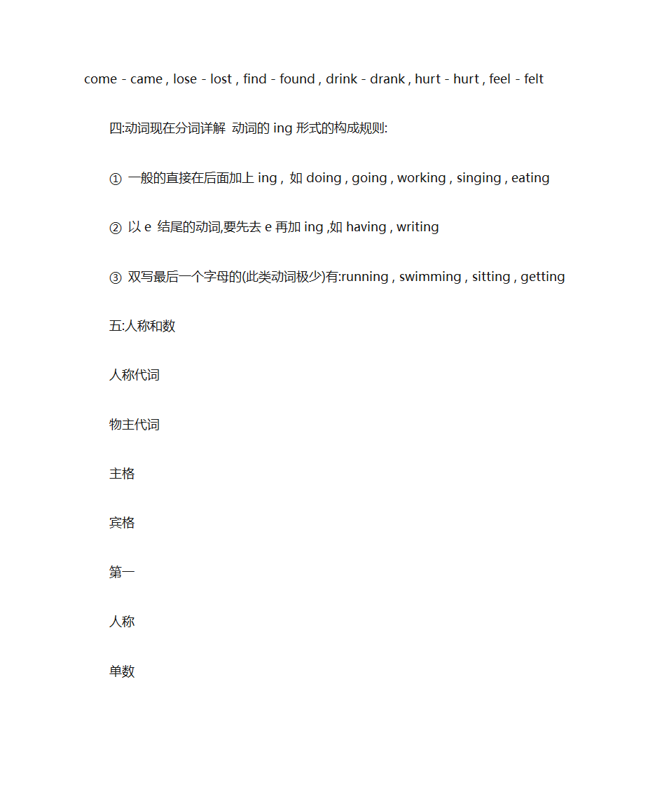 小学英语知识点第5页